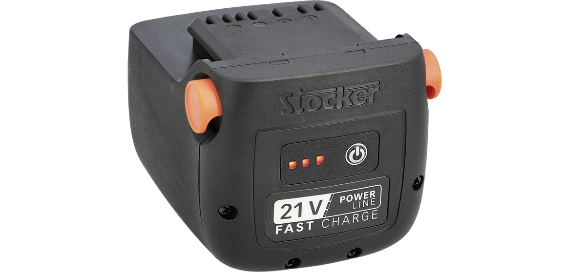Batteria Fast Charge 21 V 2,6 Ah Stocker Art.336