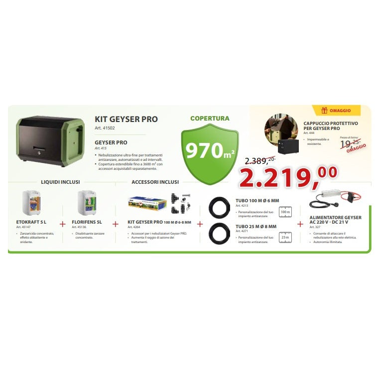 Kit Geyser Pro Art.41502