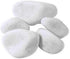 Ciottoli di marmo Bianco Carrara in sacchi sassi decorazione giardino ornamento, 60/100 mm - Sacco da 25KG