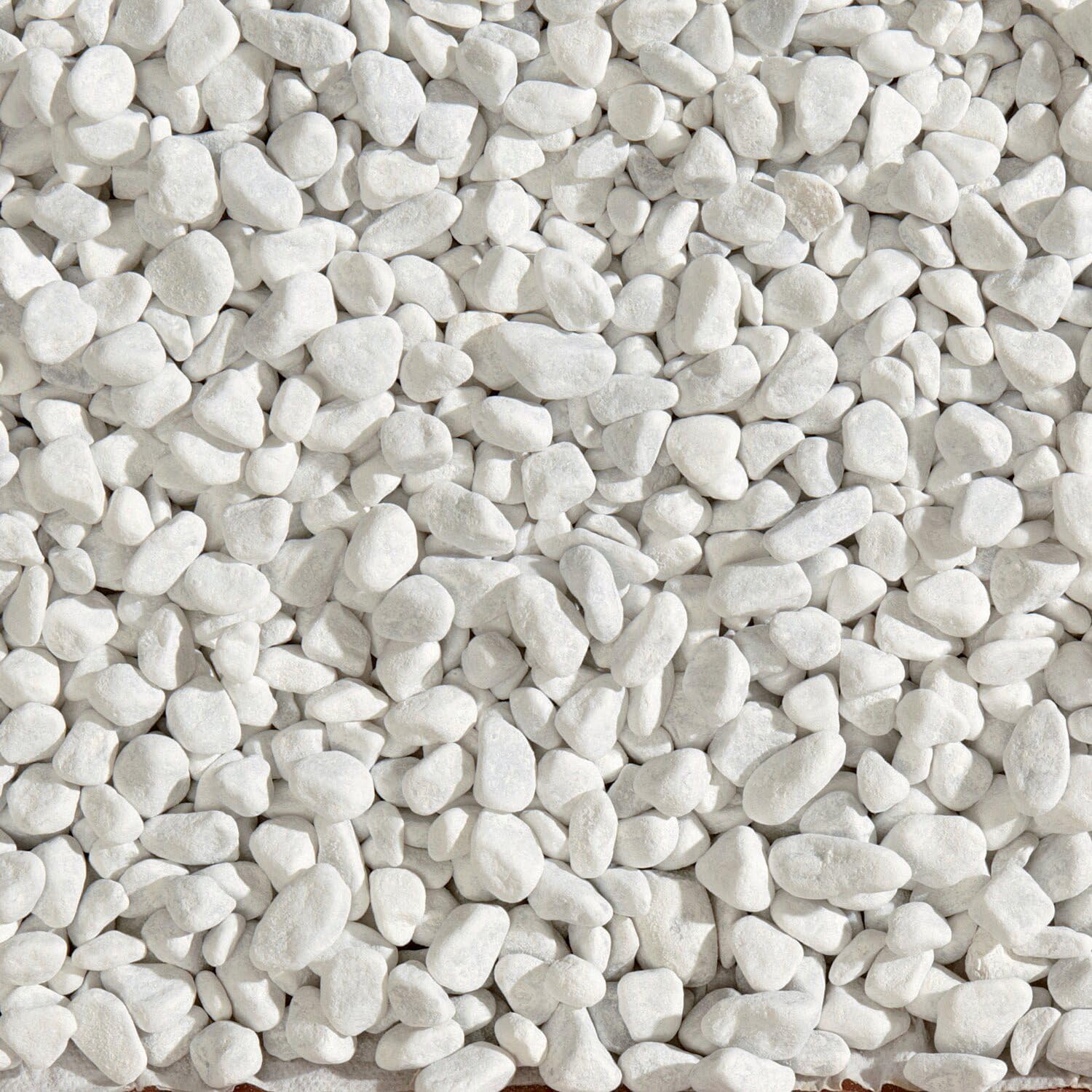 Granulati Zandobbio Ciottolo Colore Bianco Carrara Granulometria 7-15mm Sacco da 25 kg