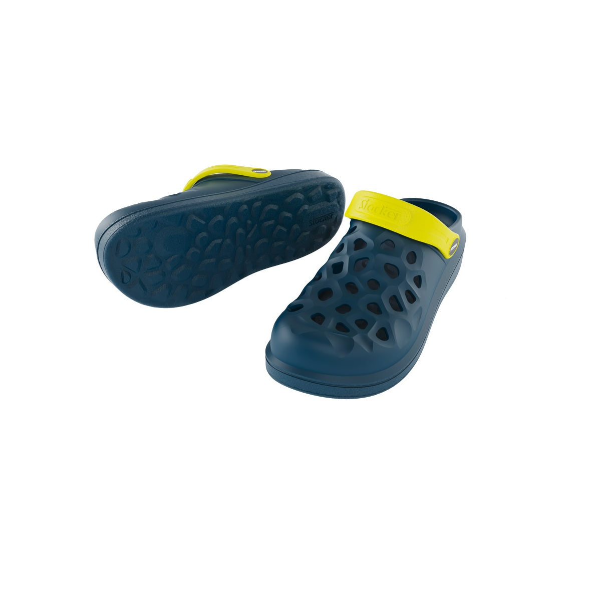 Zoccoli Giardino e Cass Perforato Blu/Giallo (Tg. 42-46) Stocker