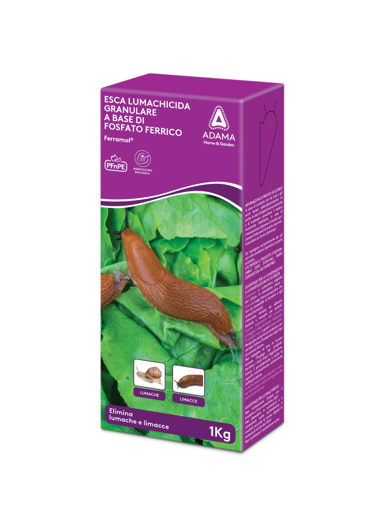 Ferramol Esca Lumachicida PFnPE per Orto e Giardino 1 Kg Adama Art. AD230402