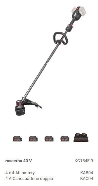 Kit Completo Decespugliatore Kress 40 V 38 cm senza spazzole Art. KG154