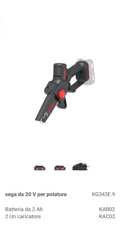 Kit Sega da Potatura 12 cm Kress KG343E.9