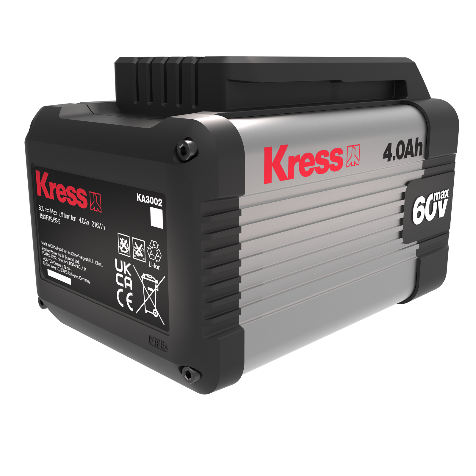 Batteria agli Ioni di Litio Kress 60 V / 4 Ah Art. KA3002