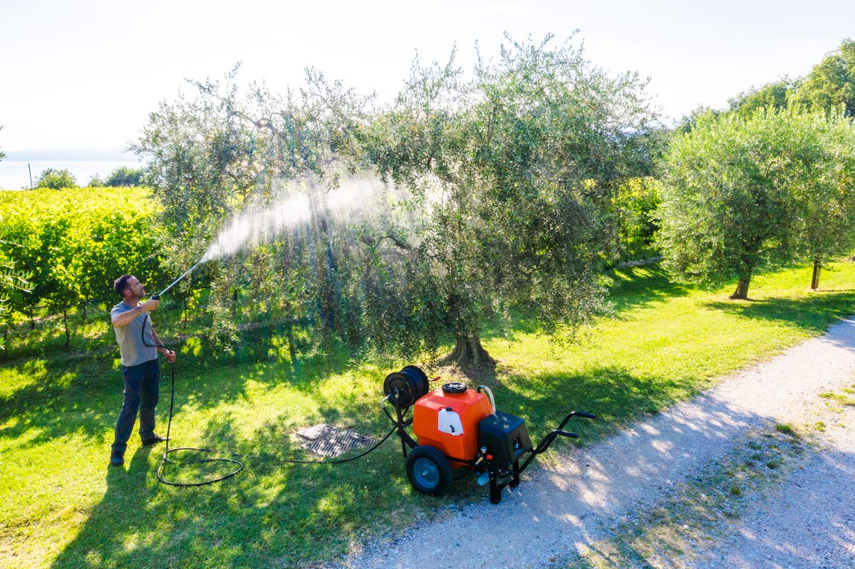 Pompa a Carriola a Batteria 100 L Stocker Art. 304