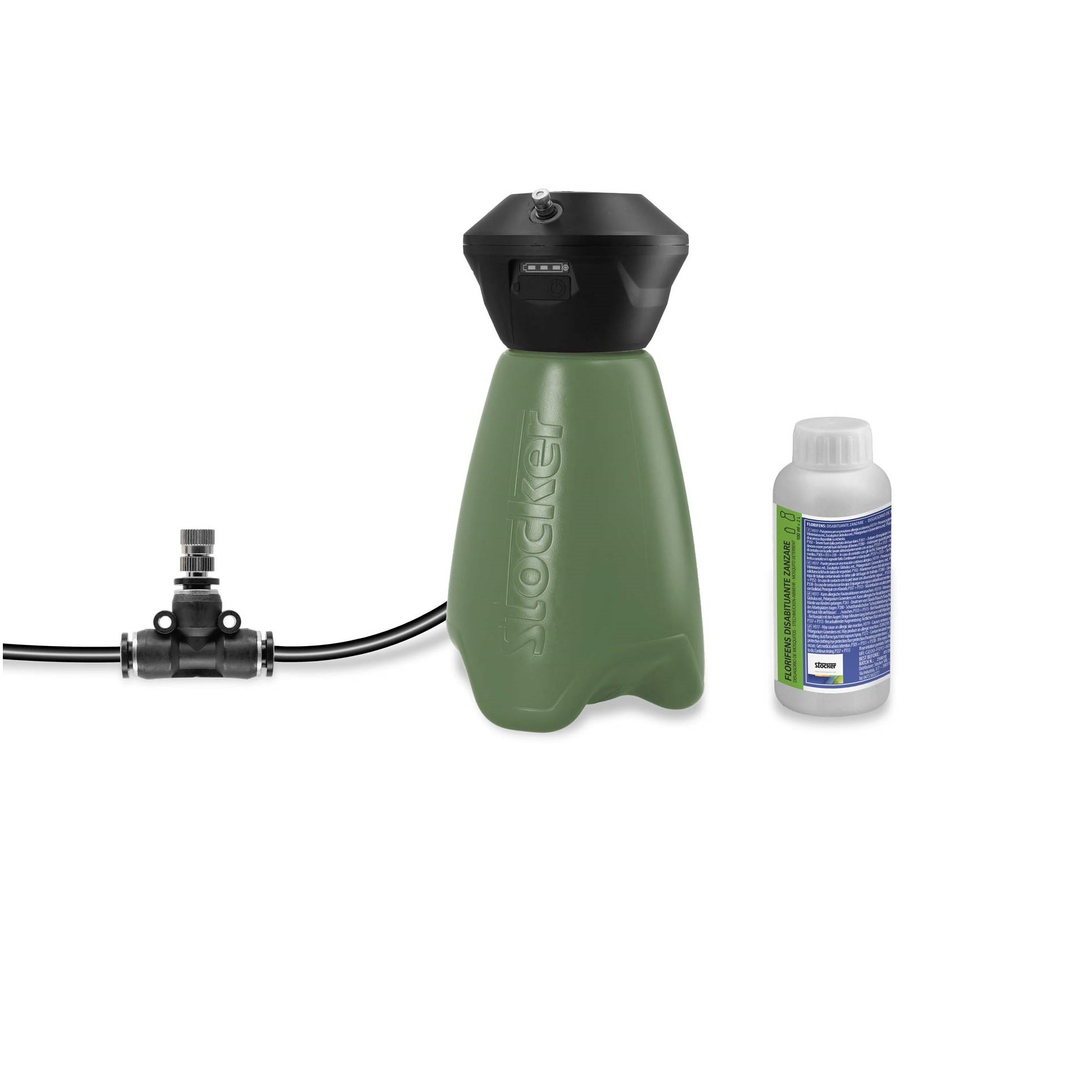 Stocker Kit Geyser Nebulizzatore Portatile Verde 2 L con Florifens IT