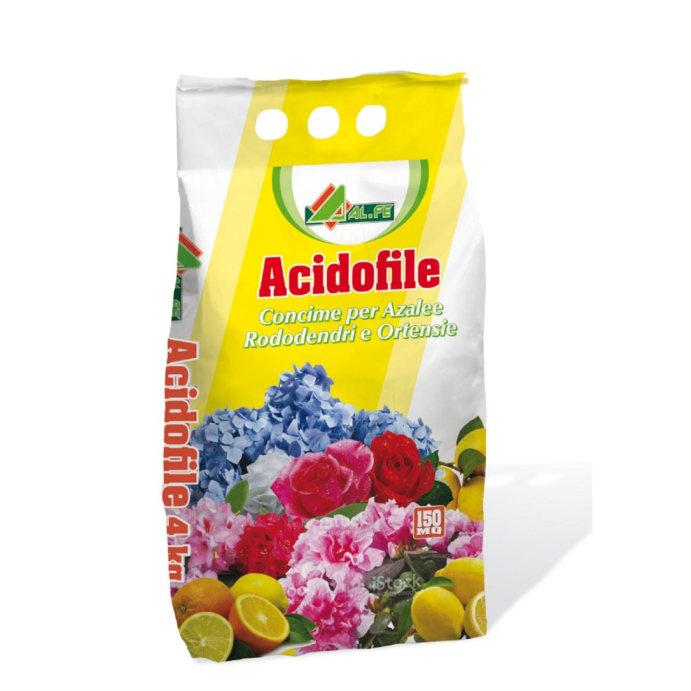 ACIDOFILE Concime 4 Kg CE NPK (S) 11-7-16 (15) con Ferro (Fe) A Basso Tenore di Cloro Cod. 1A00ACIDC08