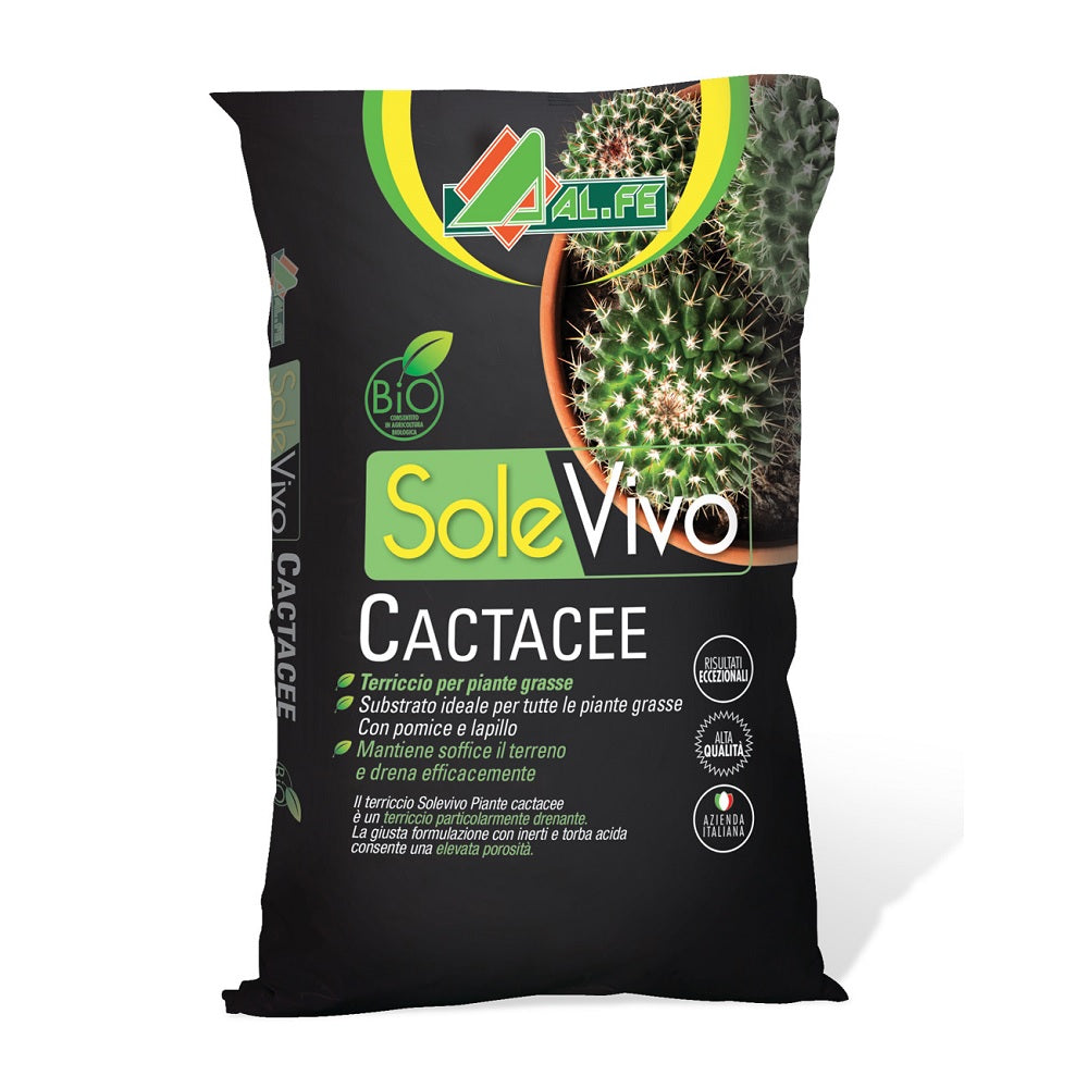SOLEVIVO CACTACEE 5 L Substrato per Cactacee Cod. 1B06SVPGP05