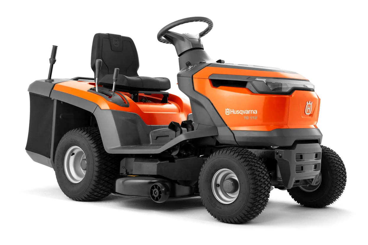 Trattorino tagliaerba Husqvarna TC 112 con sacco raccolta e trazione idrostatica piatto 95cm