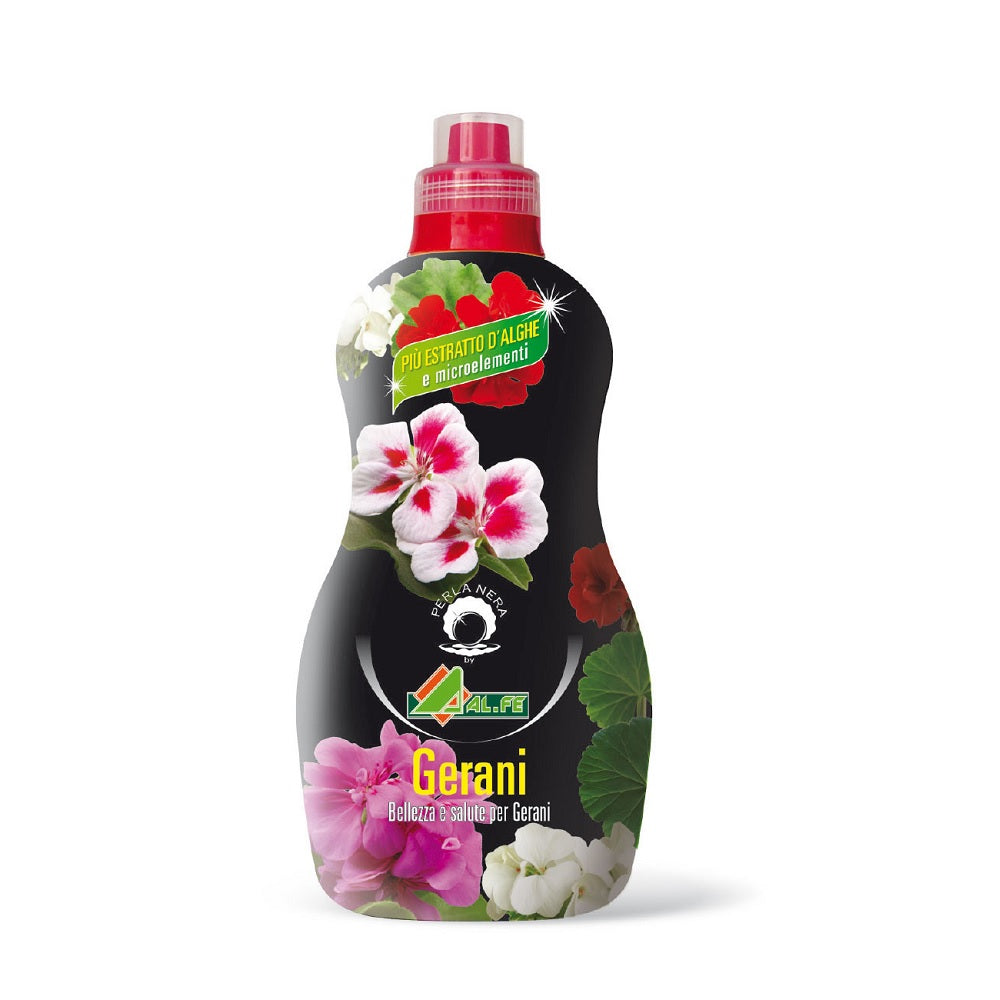 GERANI LIQUIDO 1 Kg Concime Minerale Composto NPK ( C) 7-4-5 (3) con Microelementi Cod. 1A01GENIC06