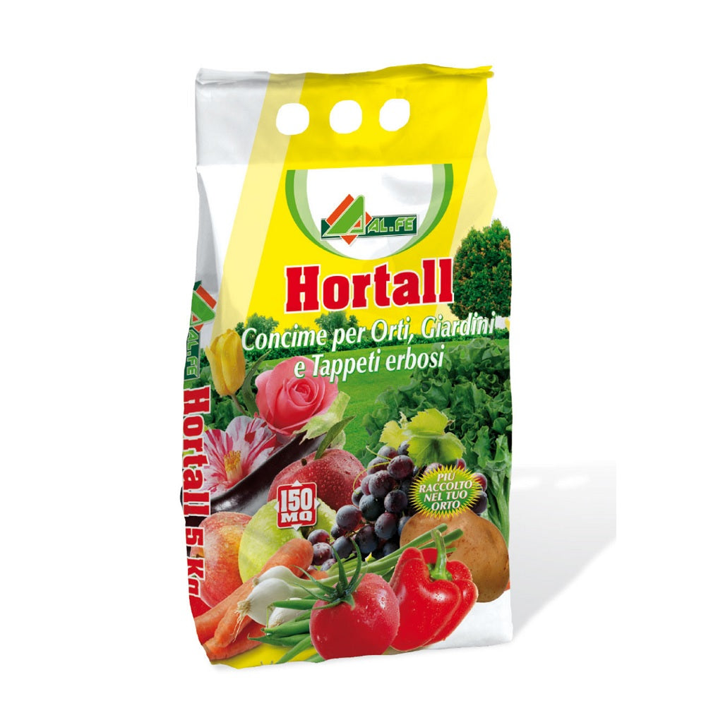 HORTALL CONCIME CE Concime 5 Kg NPK 12–5–19 Contenente Fosfato Naturale Tenero Cod. 1A00HORTC01