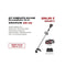 Kit Completo Decespugliatore Kress 40 V 38 cm senza spazzole + 2 Batterie 20 V + Caricatore Doppio 20V Art. KG154