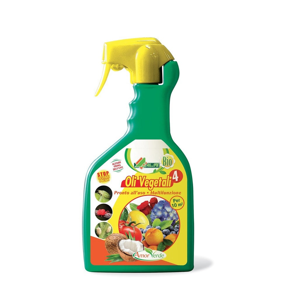 OLI VEGETALI PRONTO USO 750 ml Corroborante Esclusivo per la Difesa delle Piante a Base di 4 Oli Vegetali Cod. 1I01OLIVC21