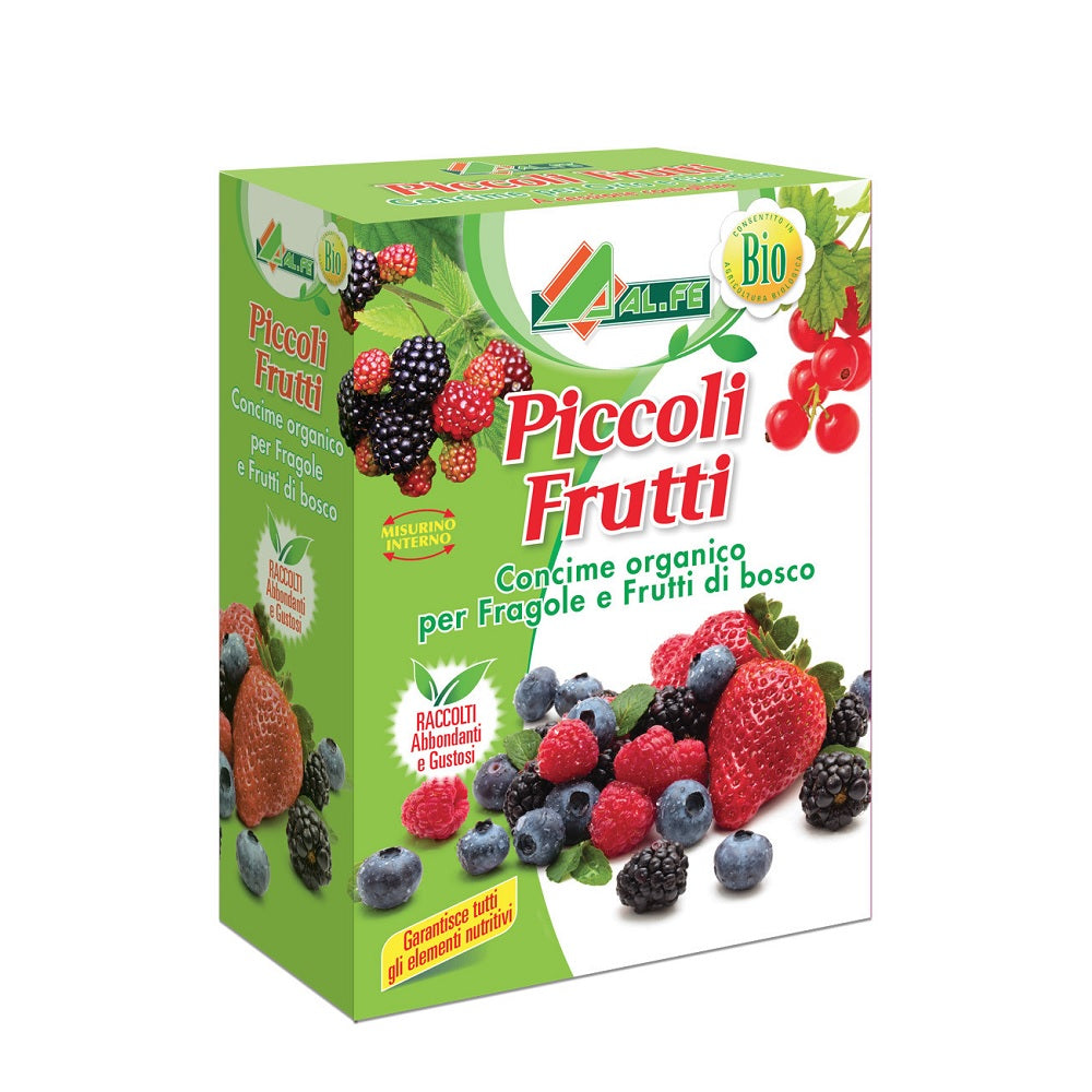 PICCOLI FRUTTI 1 Kg Concime Organo-Minerale NPK (Mg-S) 6-4-12 (2-10) in Micropellets Cod. 1A00PICFC02
