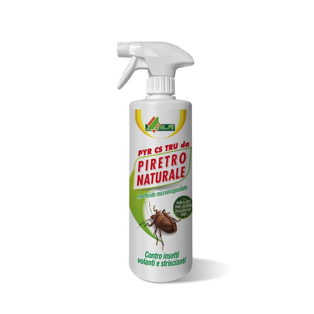 PIRETRO NATURALE 500 ml Insetticida Microincapsulato Pronto all’Uso per il Controllo di Cimici e altri Insetti Volanti e Striscianti Cod. 1U01PINTC10