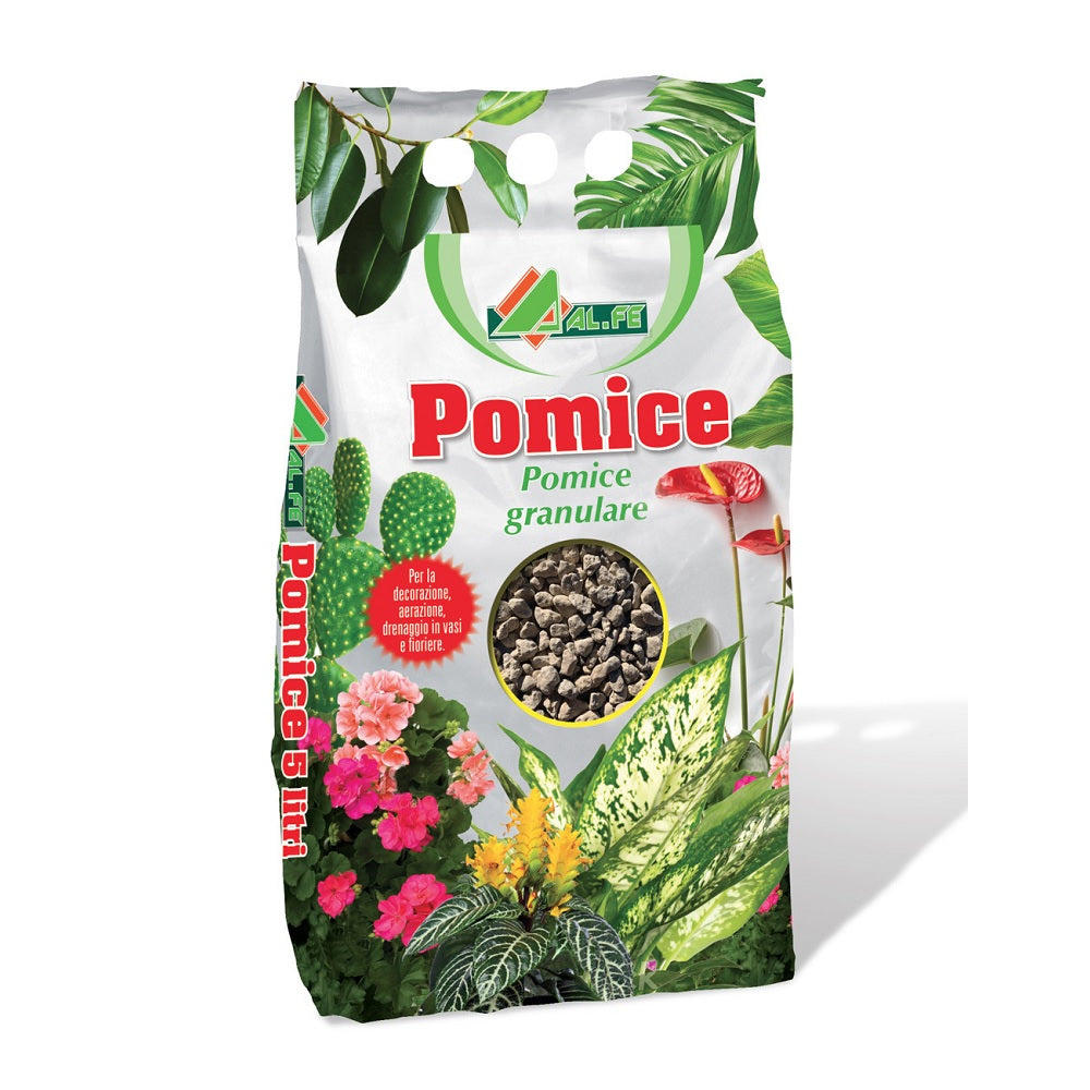 POMICE 5 L Pomice Granulare per Pacciamatura e Decorazione Cod. 1C00POMIC05