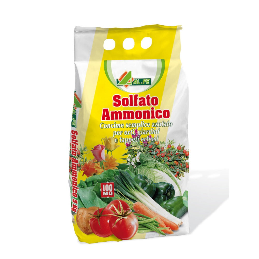 SOLFATO AMMONICO CONCIME 5 Kg CE Solfato Ammonico (S65) (N) 20% Cod. 1A00SAMMC01