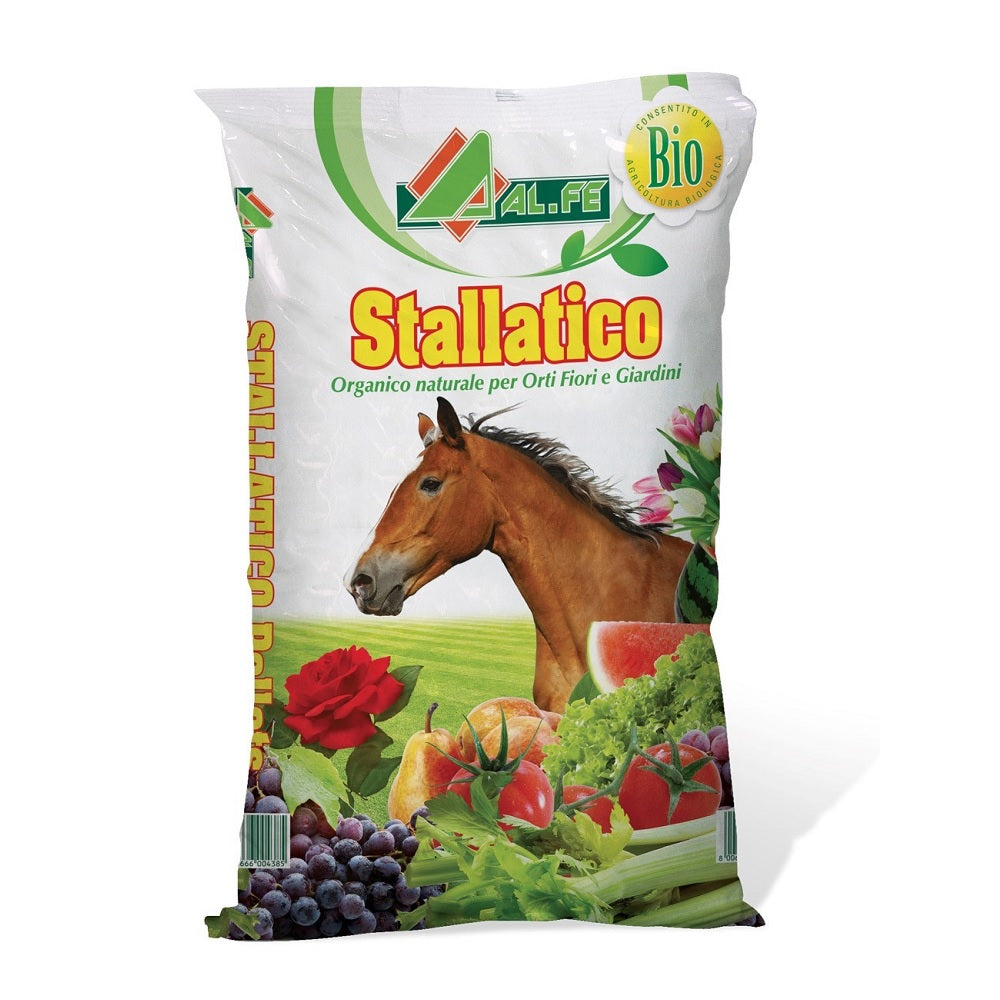 STALLATICO 25 Kg Organico Naturale per Orti, Fiori e Giardini Cod. 1B00STALP06