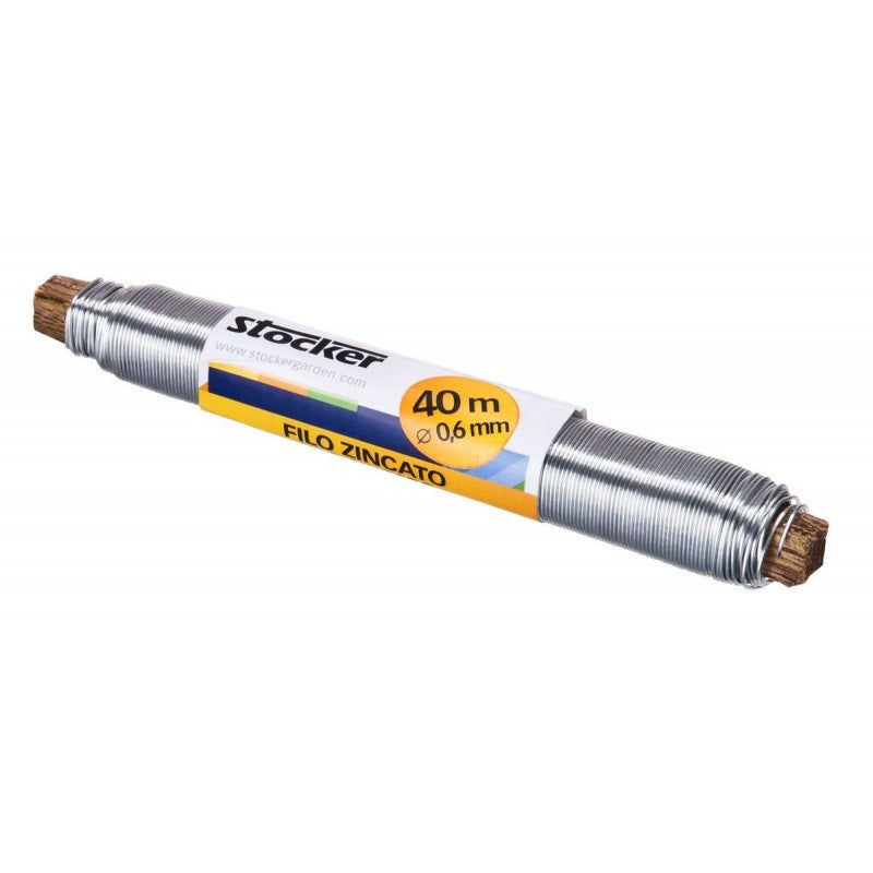 Filo Zincato Antiruggine 40 m Stocker Art. 20127