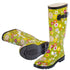 Stivali di Gomma Verde con Fiori (Tg. 35-41) Stocker
