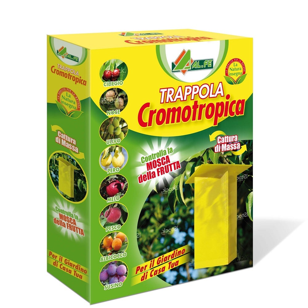 TRAPPOLA CROMOTROPICA Trappola Adesiva Cattura Insetti Cod. 1I05TCROC00