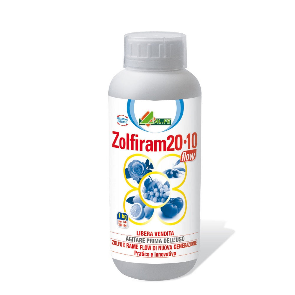 ZOLFIRAM 20-10 FLOW 1 Kg Miscela di Microelementi Fluida Rame (Cu) 10% - Manganese (Mn) 0,5% Zolfo (S) 20% Cod. 1F01ZORAC02