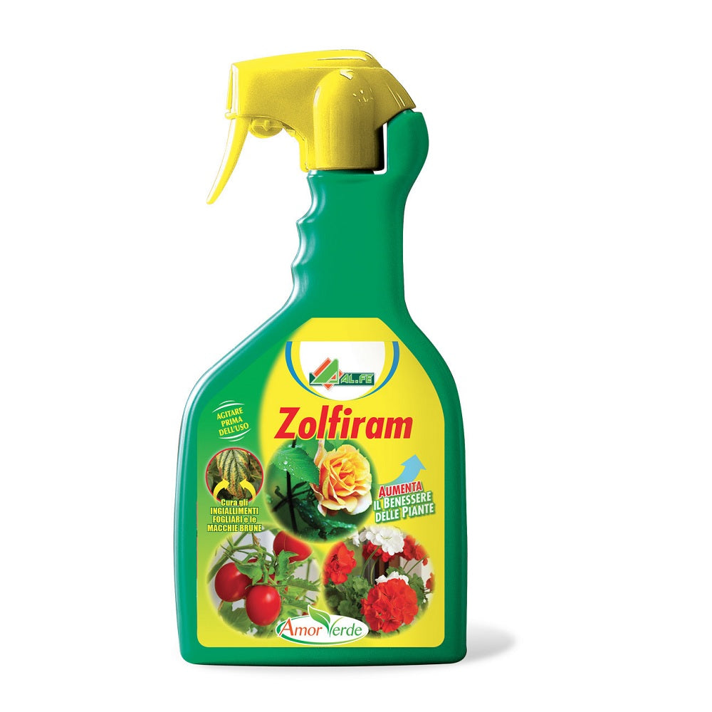ZOLFIRAM PRONTO USO 750 ml Integratore Fogliare a Base di Zolfo Rame Ferro e altri Microelelemnti Cod. 1F01ZRPPC02